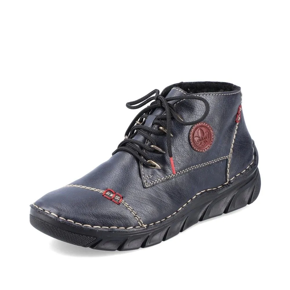 Rieker Schnürschuh blau S24 55002-14