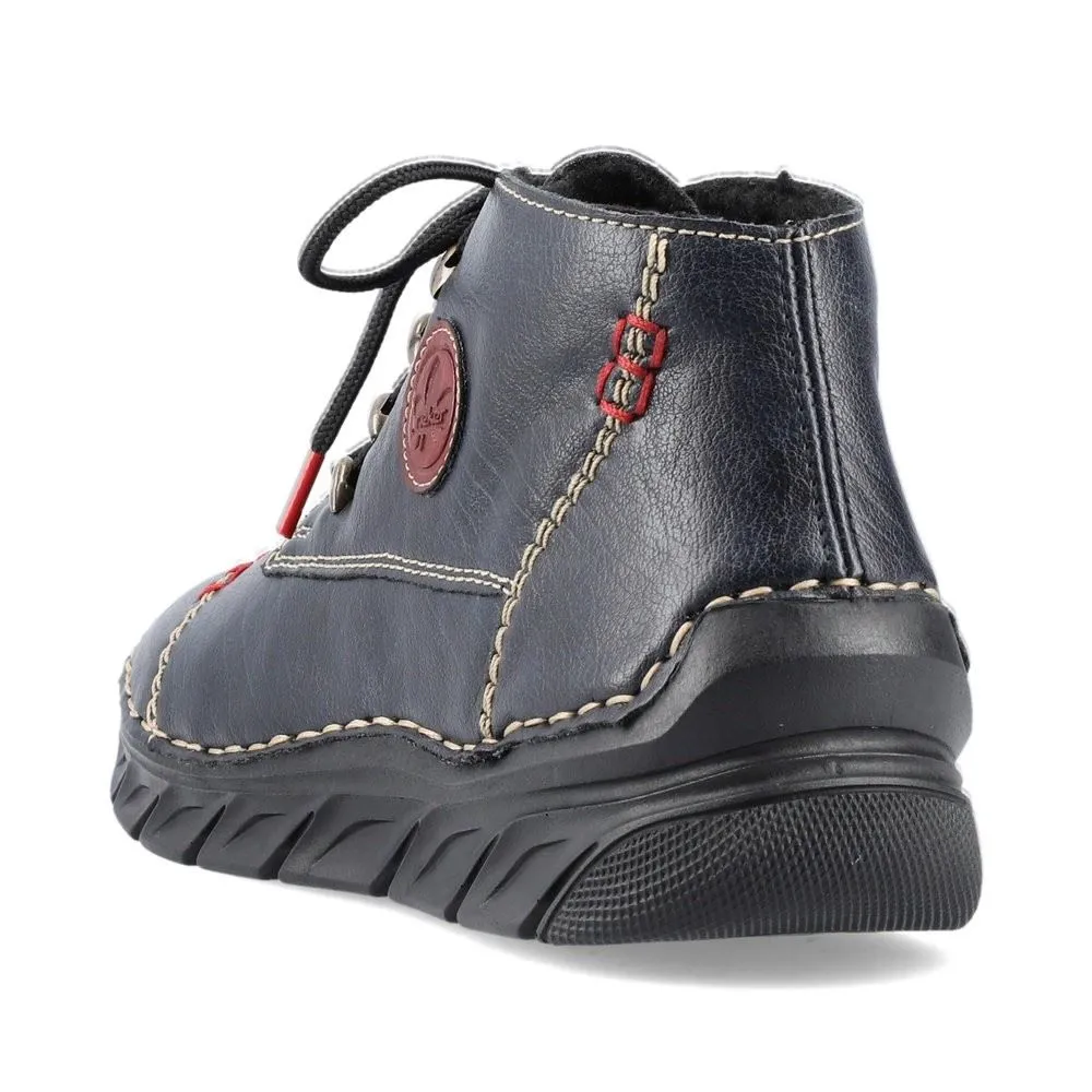 Rieker Schnürschuh blau S24 55002-14