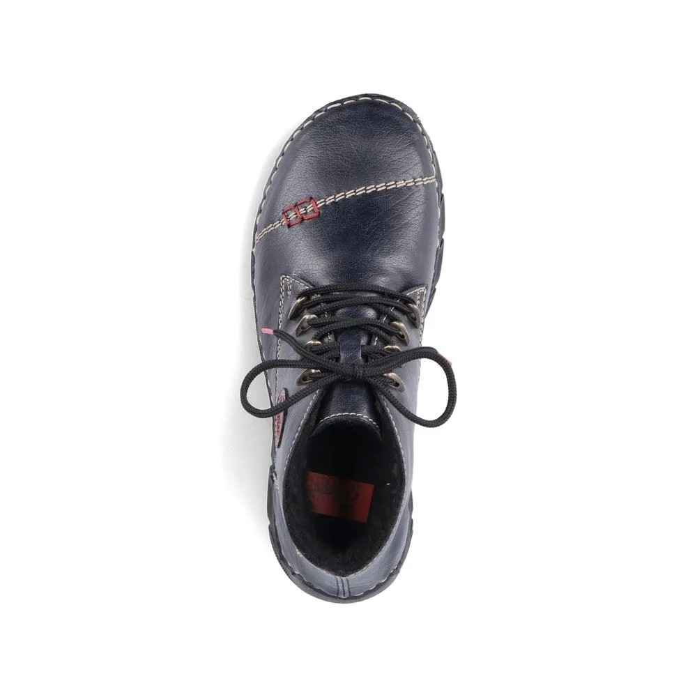 Rieker Schnürschuh blau S24 55002-14