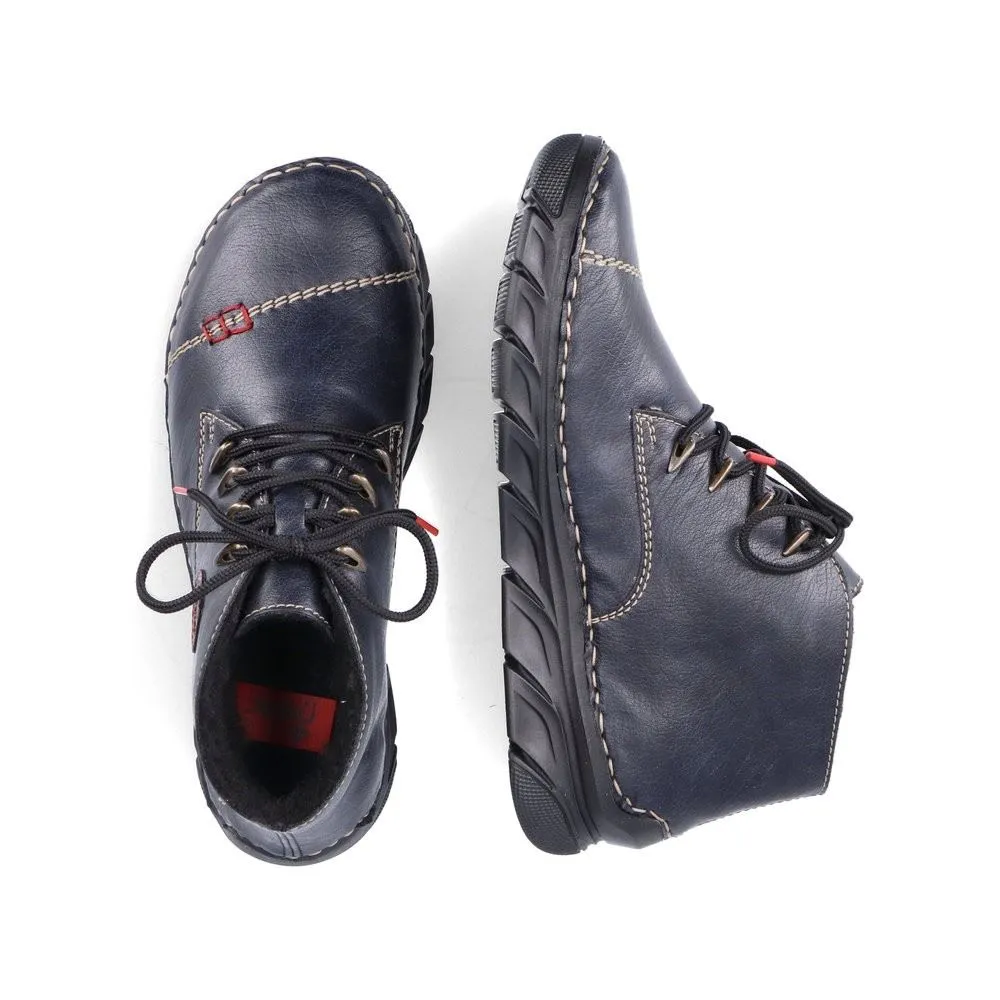 Rieker Schnürschuh blau S24 55002-14