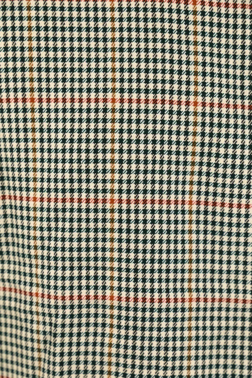 strellson - Vintage-Karo-Sakko aus Seiden-Mischung mit Schurwolle - 50